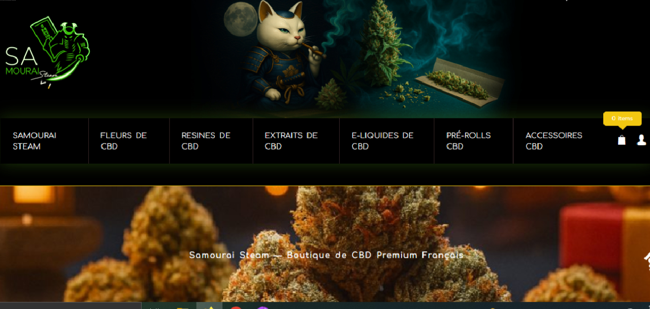 samourai-steam.com shop CBD